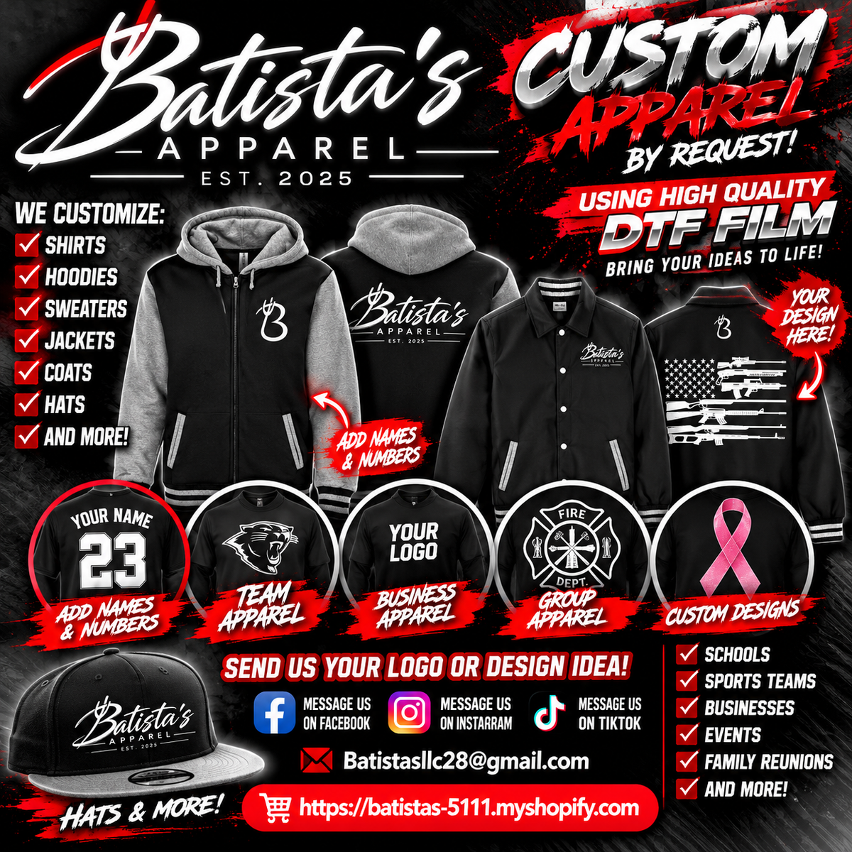 CUSTOMIZED APPAREL