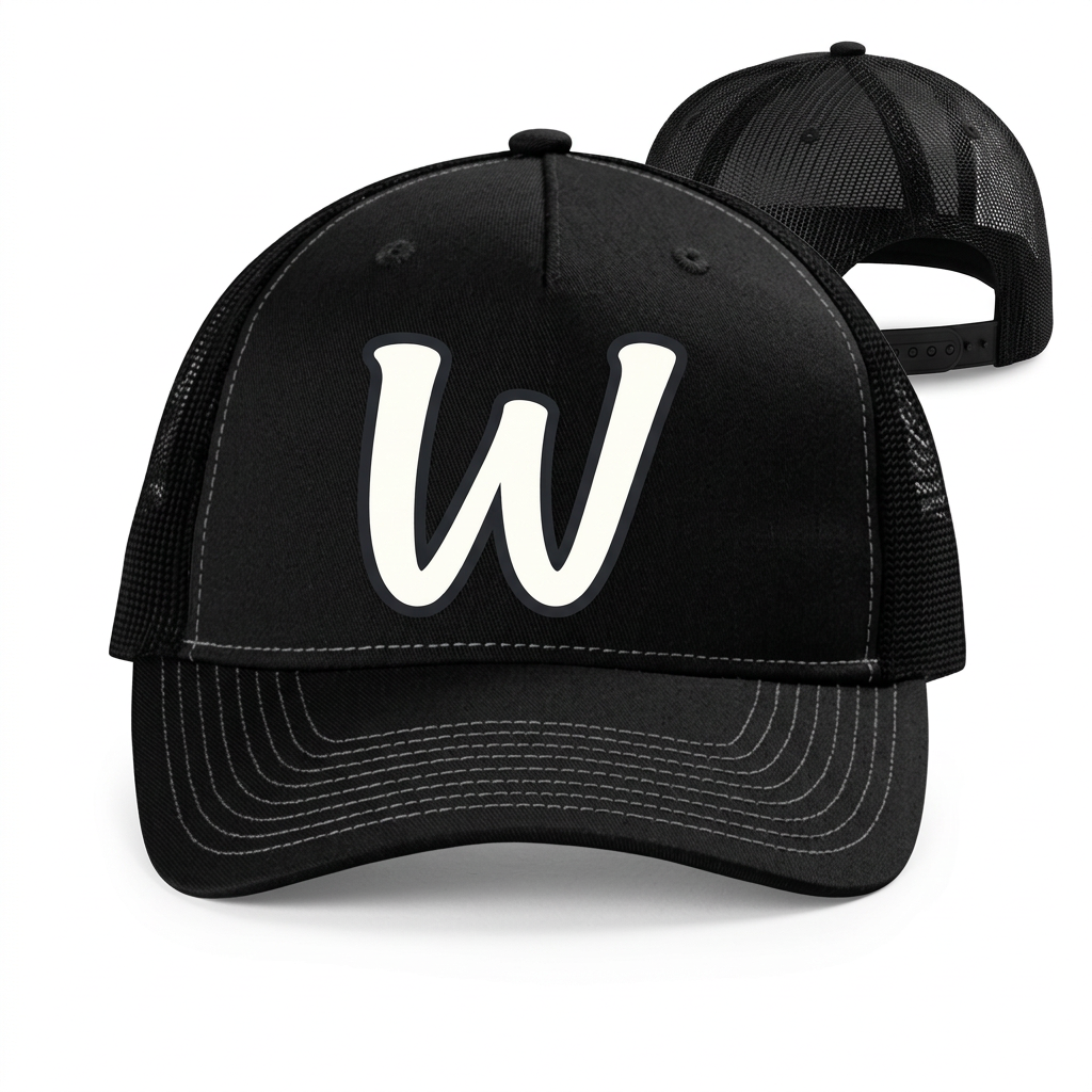 Weatherly W Trucker Hat – Front View